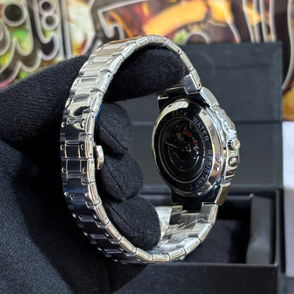 Premium Semi Auto-Skeleton Watch - Black Dial - VA001