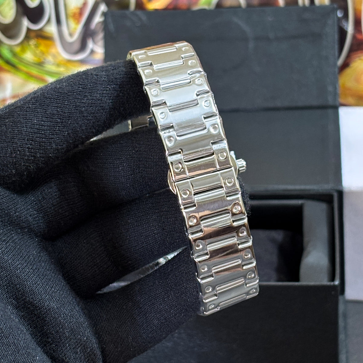 Premium Semi Auto-Skeleton Watch - Black Dial - VA001